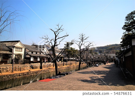 冬日倉敷河與小橋 54876631