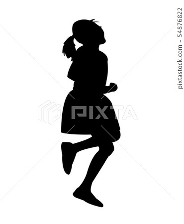 a girl body silhouette vector a girl body silhouette vector 54876822