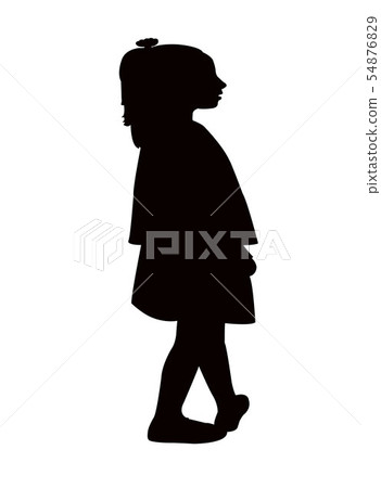 a girl body silhouette vector a girl body silhouette vector 54876829