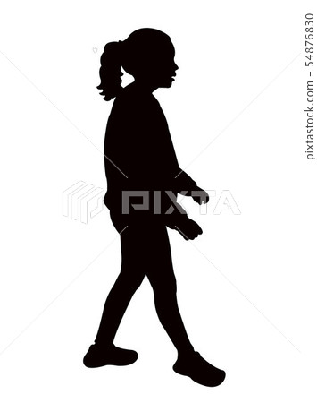 a girl body silhouette vector a girl body silhouette vector 54876830