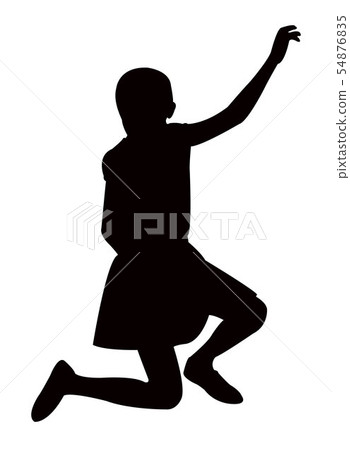 a girl body silhouette vector a girl body silhouette vector 54876835