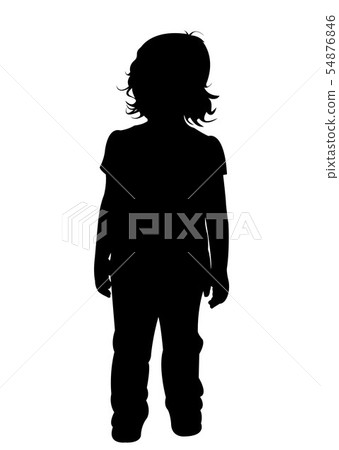 a girl body silhouette vector a girl body silhouette vector 54876846