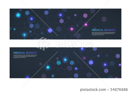 Medical banner concept. Medicine service and ambulance emergency abstract banners. Vector web Medical banner concept. Medicine service and ambulance emergency abstract banners. Vector web 54876886