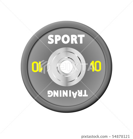 Dense grey weight plates numbered weights. 10. Dense grey weight plates numbered weights. 10. 54878121