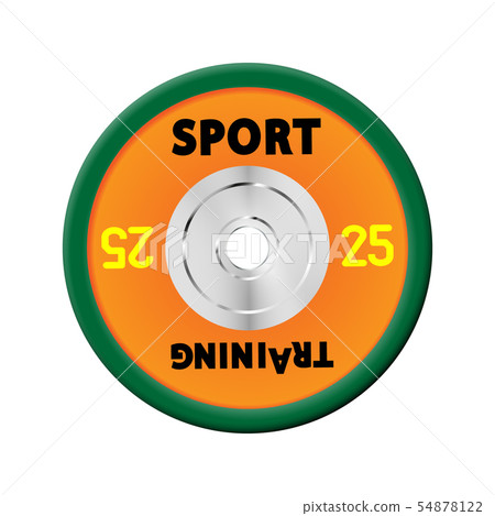 Orange Dense weight plates numbered weights. 25. Orange Dense weight plates numbered weights. 25. 54878122