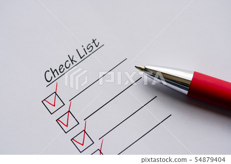 Checklist Checklist 54879404