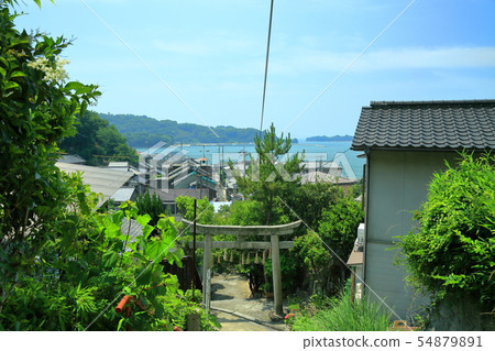 從Ugindoten神社看到的Uminominato港口 從Ugindoten神社看到的Uminominato港口 54879891