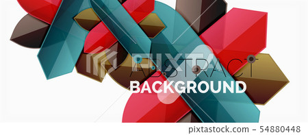 Color lines, modern geometric abstract background. Minimalistic design, creative concept, stripes 54880448