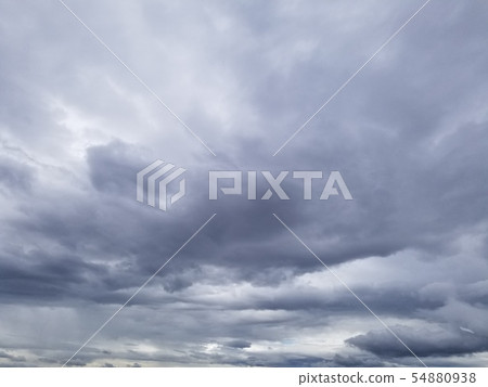 多雲的天空厚厚的雲層神秘奇妙 54880938