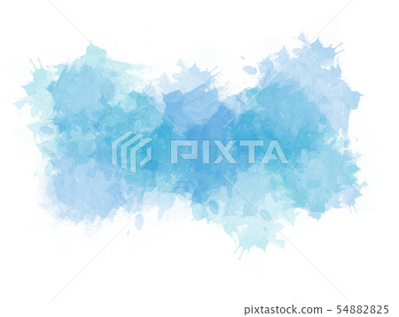 colorful shape on watercolor illustration painting 54882825
