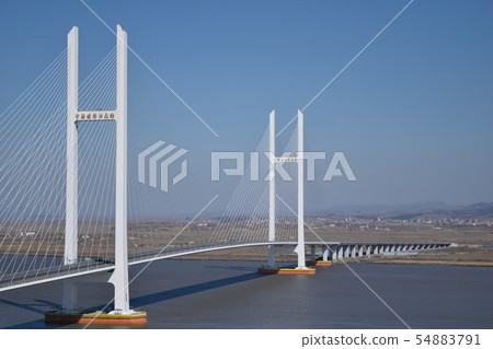 新宿Midori Ohashi橋,丹東,中國 新宿Midori Ohashi橋,丹東,中國 54883791