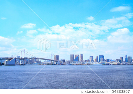 東京彩虹橋及其周圍的風景 東京彩虹橋及其周圍的風景 54883807