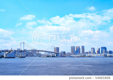 東京彩虹橋及其周圍的風景 東京彩虹橋及其周圍的風景 54883808