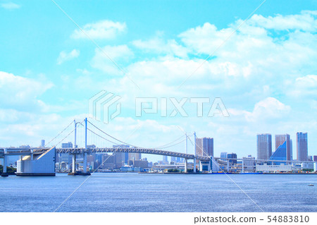 東京彩虹橋及其周圍的風景 東京彩虹橋及其周圍的風景 54883810