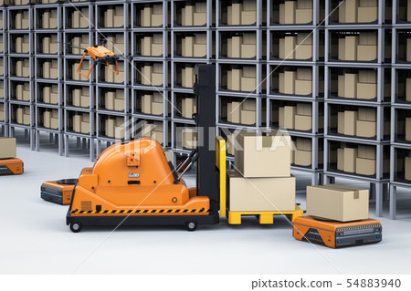 Automatic warehouse concept Automatic warehouse concept 54883940