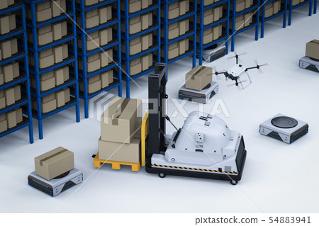 Automatic warehouse concept 54883941