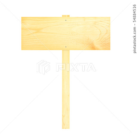 Wooden sign isolated on white background. Wooden sign isolated on white background. 54884516
