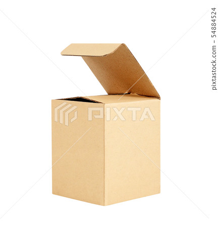 cardboard box, isolated on white background cardboard box, isolated on white background 54884524