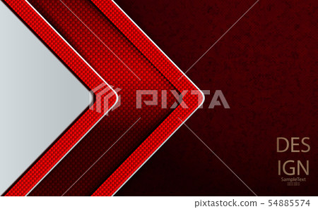 Abstract red dark texture composition with grooved arrow 54885574