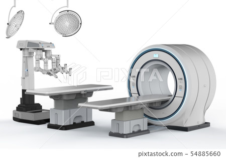 mri scan with robot surgery 54885660