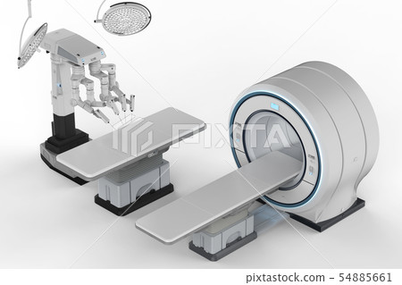 mri scan with robot surgery 54885661