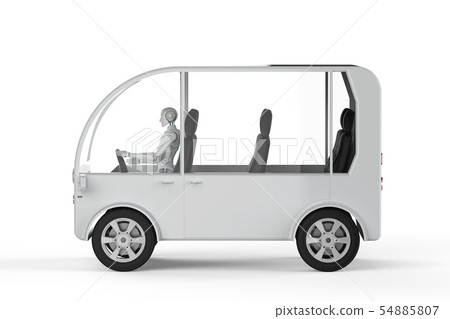robot driving mini bus robot driving mini bus 54885807