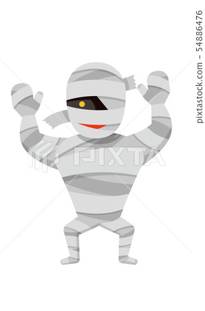 halloween, illustration, mummy 54886476