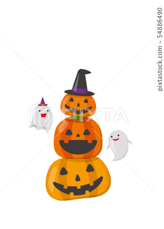 halloween, jack-o-lantern, ghost 54886490
