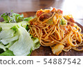 Pasta with tomato sauce 54887542