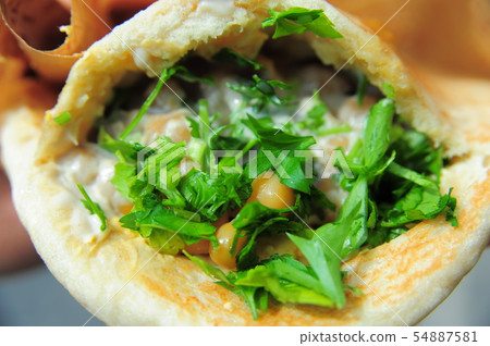 close shot of food Mahane Yehuda Market 54887581