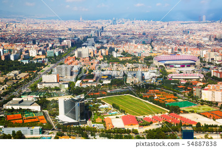 The Eixample district of Barcelona in Spain The Eixample district of Barcelona in Spain 54887838