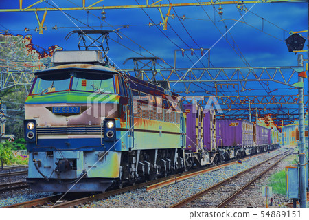 集裝箱貨運列車EF66型圖像 54889151