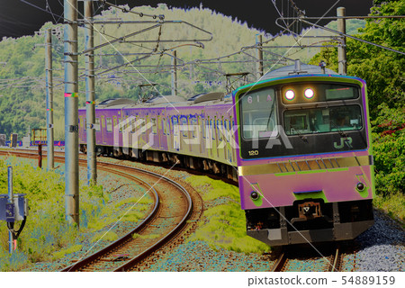 通勤火車201系列圖像去曲線 通勤火車201系列圖像去曲線 54889159