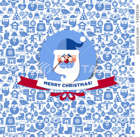 Invitation card of christmas.Christmas seamless Invitation card of christmas.Christmas seamless 54889196
