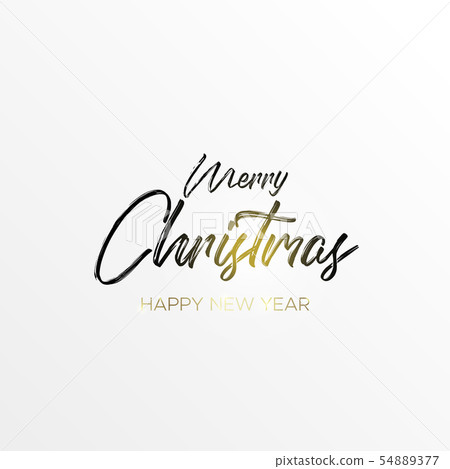 The black inscription Christmas and magic light The black inscription Christmas and magic light 54889377