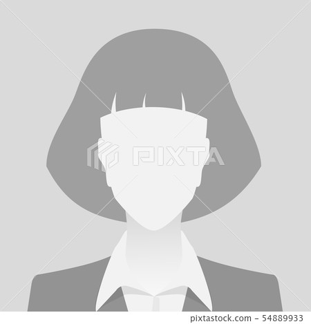 Person gray photo placeholder woman 54889933
