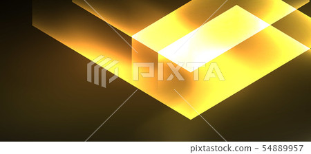 Vintage holographic shiny neon color light, great design for any purposes. Abstract magic motion 54889957