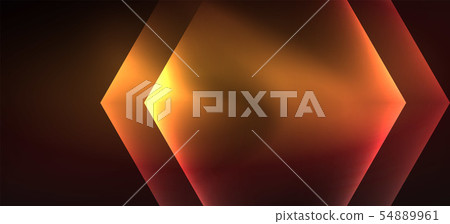 Neon shiny color lines background. Abstract colorful web template Geometric modern technology 54889961