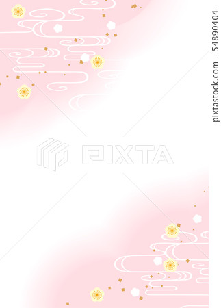 日本式背景垂直 54890404