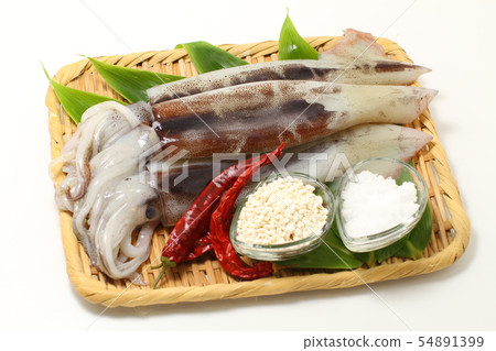 魷魚鹽漬濾鍋，無添加劑自製，海鮮，北海道魷魚 54891399