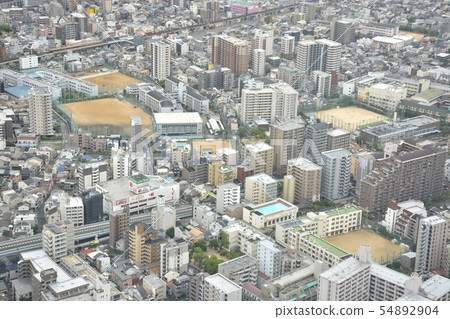 Osaka city area streets 54892904