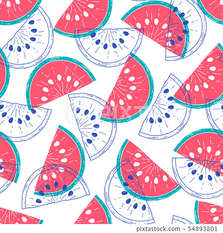 pattern with watermelons pattern with watermelons 54893801