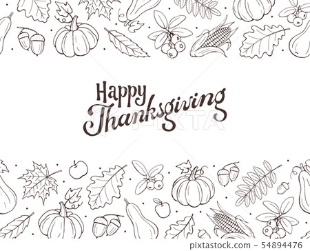 thanksgiving greeting card thanksgiving greeting card 54894476