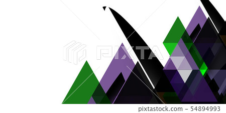 Modern mosaic triangle template background, great design for any purposes. Abstract geometric 54894993