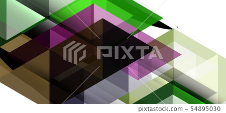 Modern mosaic triangle template background, great design for any purposes. Abstract geometric 54895030