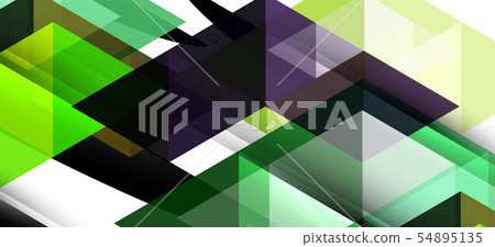 Modern mosaic triangle template background, great design for any purposes. Abstract geometric 54895135