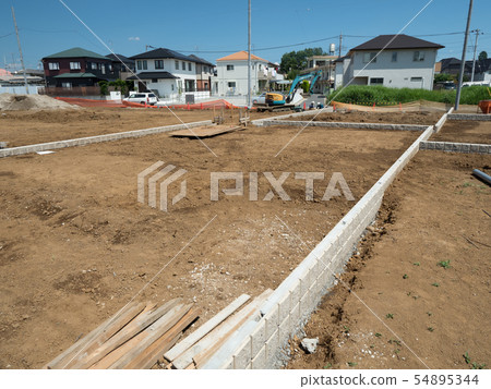 Construction of residential areas Construction of residential areas 54895344