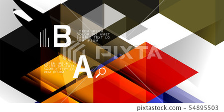 Abstract triangle pattern, colorful backdrop. Presentation template. Modern textured shape. Trendy Abstract triangle pattern, colorful backdrop. Presentation template. Modern textured shape. Trendy 54895503