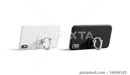 Blank black and white finger grip sticked on 54896585