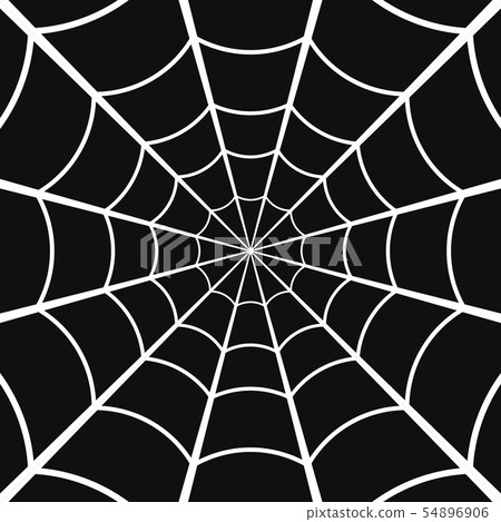 Cobweb or Spider web on Dark Background. Vector 54896906